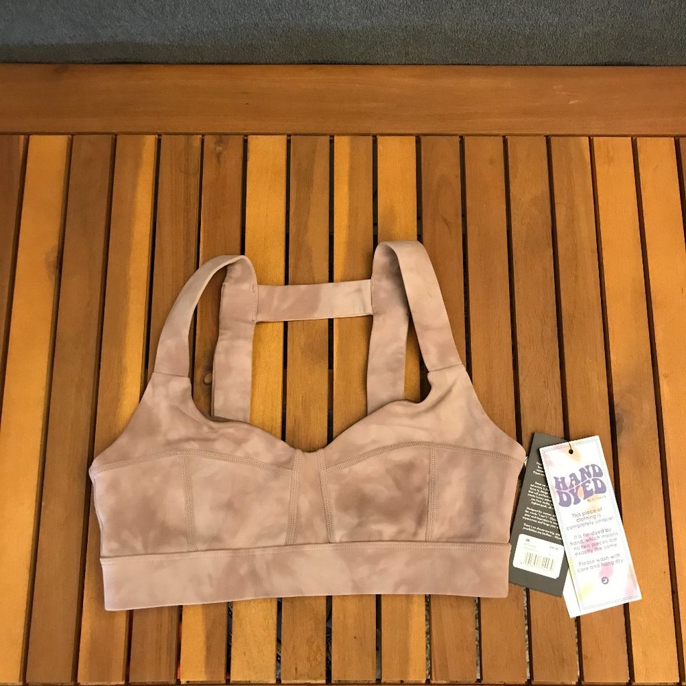 Glyder New with Tags Hand Dyed Boudoir Bra Lavender Tie-Dye Size Medium